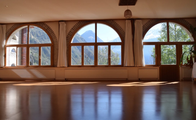 Yogaraum im Seminarhaus Casa Venezia